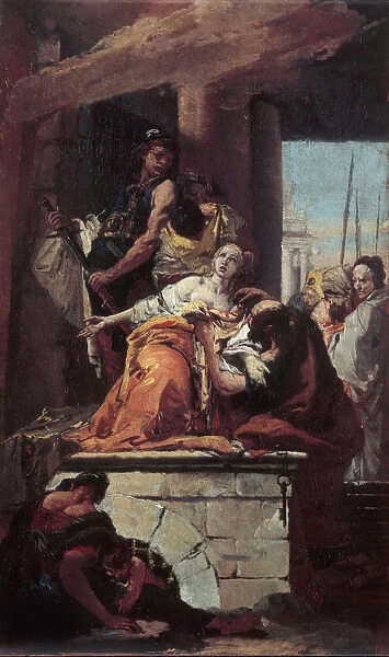 The Martyrdom of Saint Agatha, ca 1734. Creator: Tiepolo, Giambattista (1696-1770)