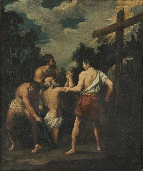 Martyrdom of Saint Andrew, 1600s. Creator: Unknown
