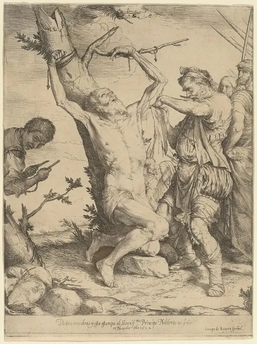 Framed Print : The Martyrdom of Saint Bartholomew, 1624. Creator: Jusepe de Ribera Framed Print : The Martyrdom of Saint Bartholomew, 1624. Creator: Jusepe de Ribera