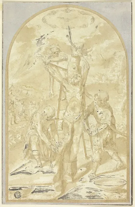 Framed Print : Martyrdom of Saint Bartholomew, n.d. Creator: Unknown Framed Print : Martyrdom of Saint Bartholomew, n.d. Creator: Unknown