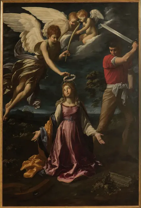 Framed Print : The Martyrdom of Saint Catherine of Alexandria, 1605-1606. Creator: Reni, Guido (1575-1642) Framed Print : The Martyrdom of Saint Catherine of Alexandria, 1605-1606. Creator: Reni, Guido (1575-1642)