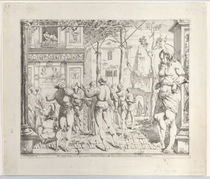 Framed Print : The Martyrdom of Saint Christopher, Secondo Quadro, 1776 Framed Print : The Martyrdom of Saint Christopher, Secondo Quadro, 1776