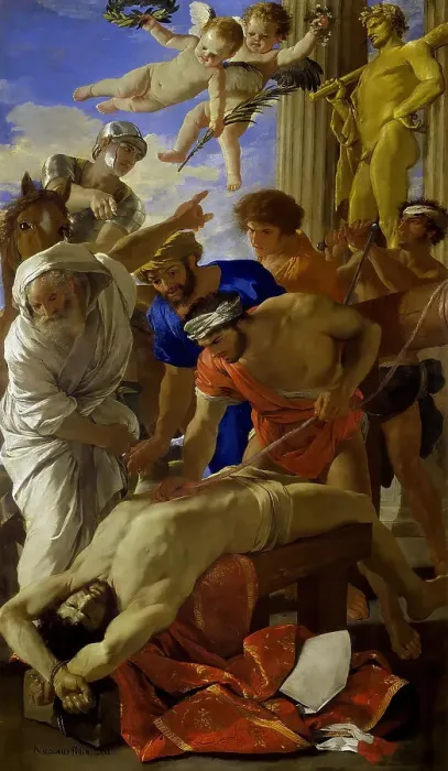 Framed Print : The Martyrdom of Saint Erasmus, 1628-1629. Creator: Poussin, Nicolas (1594-1665) Framed Print : The Martyrdom of Saint Erasmus, 1628-1629. Creator: Poussin, Nicolas (1594-1665)