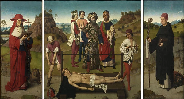 Martyrdom of Saint Erasmus (Triptych), 1458. Artist: Bouts, Dirk (1410  /  20-1475)