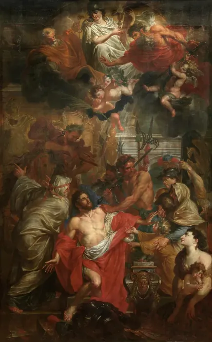 Framed Print : The Martyrdom of Saint George, 1681. Creator: Godfried Maes Framed Print : The Martyrdom of Saint George, 1681. Creator: Godfried Maes