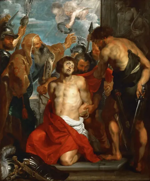 Framed Print : Martyrdom of Saint George, c. 1615. Creator: Rubens, Pieter Paul (1577-1640) Framed Print : Martyrdom of Saint George, c. 1615. Creator: Rubens, Pieter Paul (1577-1640)