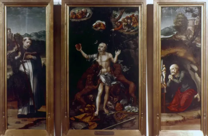 Framed Print : The Martyrdom of Saint Ignatius, 16th century Framed Print : The Martyrdom of Saint Ignatius, 16th century