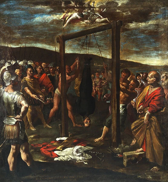 The Martyrdom of Saint Joseph the Presbyter, ca 1640-1645. Creator: Lanfranco, Giovanni
