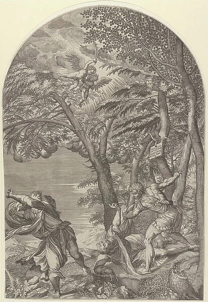 The Martyrdom of Saint Peter, ca. 1560. Creator: Martino Rota