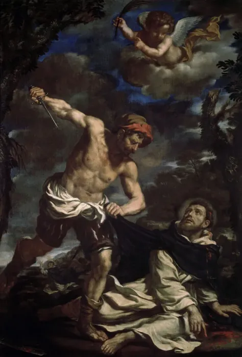 Framed Print : The Martyrdom of Saint Peter, end 1620s. Artist: Guercino Framed Print : The Martyrdom of Saint Peter, end 1620s. Artist: Guercino