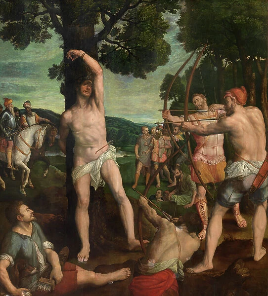 The Martyrdom of Saint Sebastian, 1575. Creator: Coxcie (Coxie), Michiel (1499-1592)