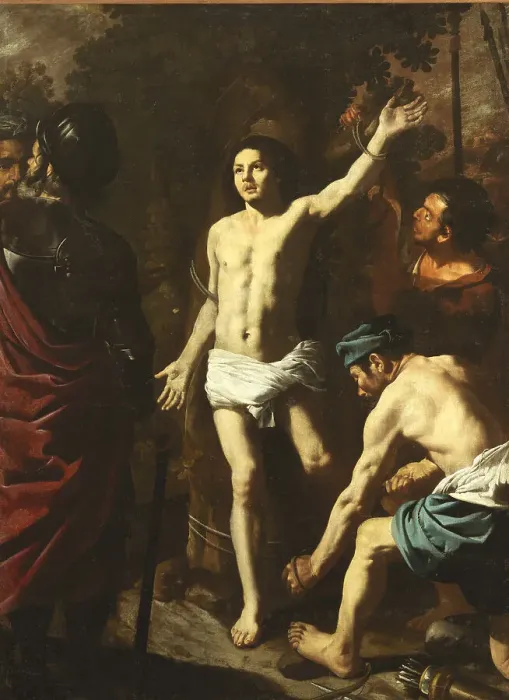 Framed Print : The Martyrdom of Saint Sebastian, 1630. Creator: Somer (Someren), Hendrick van (1607-1656) Framed Print : The Martyrdom of Saint Sebastian, 1630. Creator: Somer (Someren), Hendrick van (1607-1656)