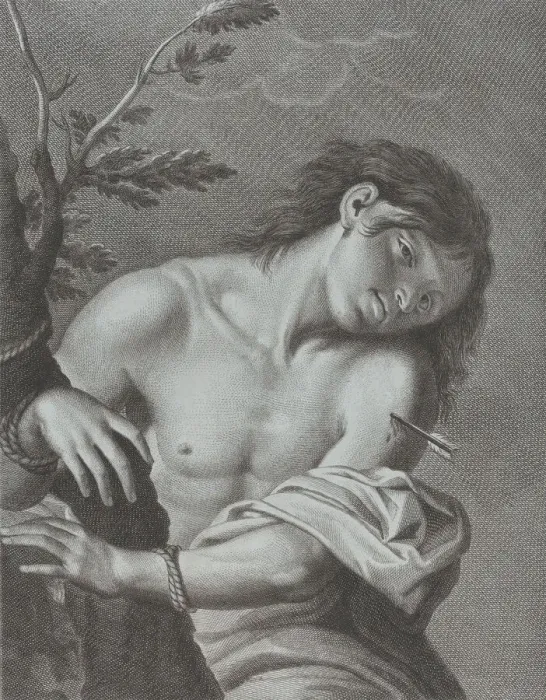 Framed Print : The Martyrdom of Saint Sebastian, ca. 1796. Creators: Cosimo Colombini, Carlo Bozzolini Framed Print : The Martyrdom of Saint Sebastian, ca. 1796. Creators: Cosimo Colombini, Carlo Bozzolini