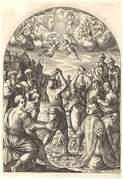 Martyrdom of Saint Stephen, 1608  /  1611. Creator: Jacques Callot