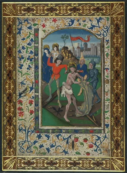 Framed Print : Martyrdom scene, early 15th century. Creator: Unknown