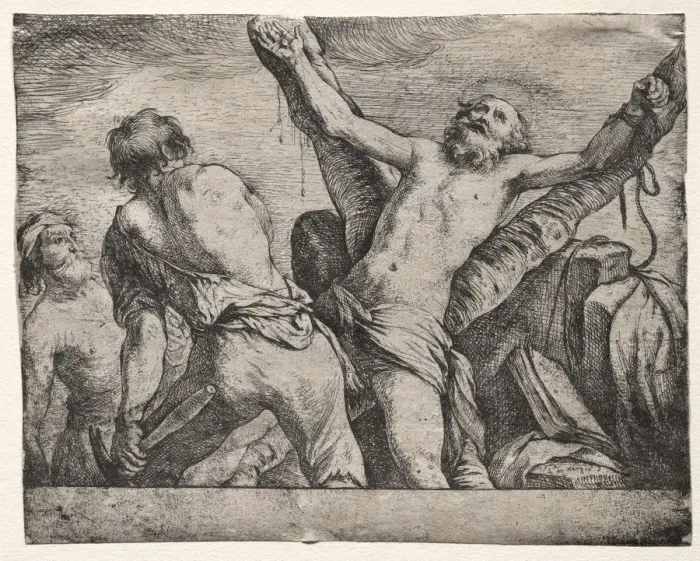 Framed Print : The Martyrdom of St. Andrew. Creator: Claude Vignon (French, 1593-1670) Framed Print : The Martyrdom of St. Andrew. Creator: Claude Vignon (French, 1593-1670)