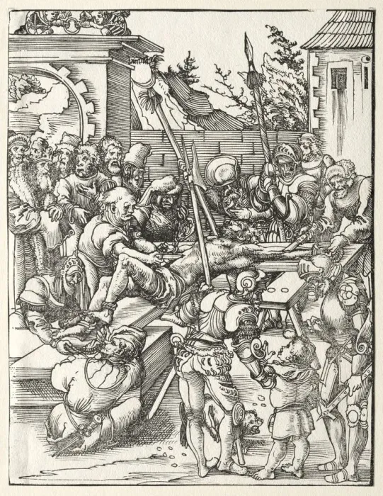 Framed Print : Martyrdom of St. Bartholomew. Creator: Lucas Cranach (German, 1472-1553) Framed Print : Martyrdom of St. Bartholomew. Creator: Lucas Cranach (German, 1472-1553)