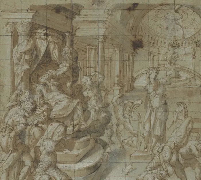 Framed Print : The Martyrdom of St. Catherine of Alexandria, 1560-70. Creator: Carlo Portelli Framed Print : The Martyrdom of St. Catherine of Alexandria, 1560-70. Creator: Carlo Portelli