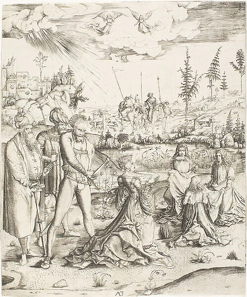 The Martyrdom of St. Catherine, c. 1500. Creator: Master MZ