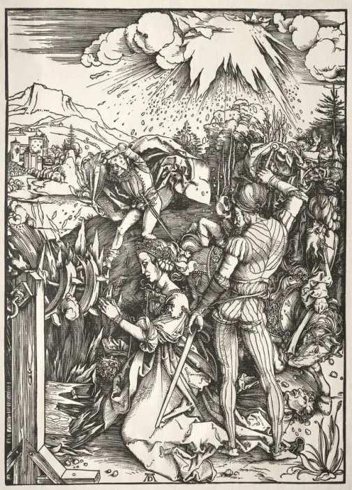 Framed Print : The Martyrdom of St. Catherine. Creator: Albrecht Dürer (German, 1471-1528) Framed Print : The Martyrdom of St. Catherine. Creator: Albrecht Dürer (German, 1471-1528)