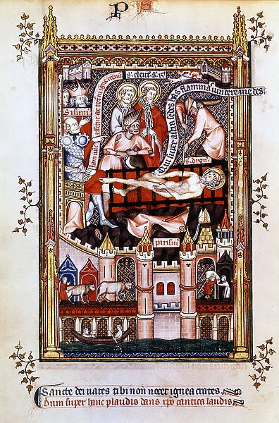 The martyrdom of St Denis, 1317