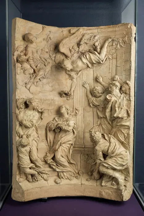 Framed Print : Martyrdom of St Emerenziana, 1660. Creator: Ercole Ferrata Framed Print : Martyrdom of St Emerenziana, 1660. Creator: Ercole Ferrata