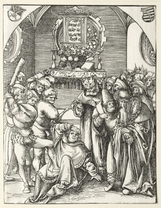 Framed Print : Martyrdom of St. Judas Thaddeus. Creator: Lucas Cranach (German, 1472-1553) Framed Print : Martyrdom of St. Judas Thaddeus. Creator: Lucas Cranach (German, 1472-1553)