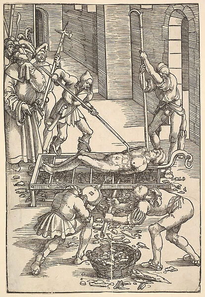 Martyrdom of St. Lawrence, ca. 1505. Creator: Hans Baldung