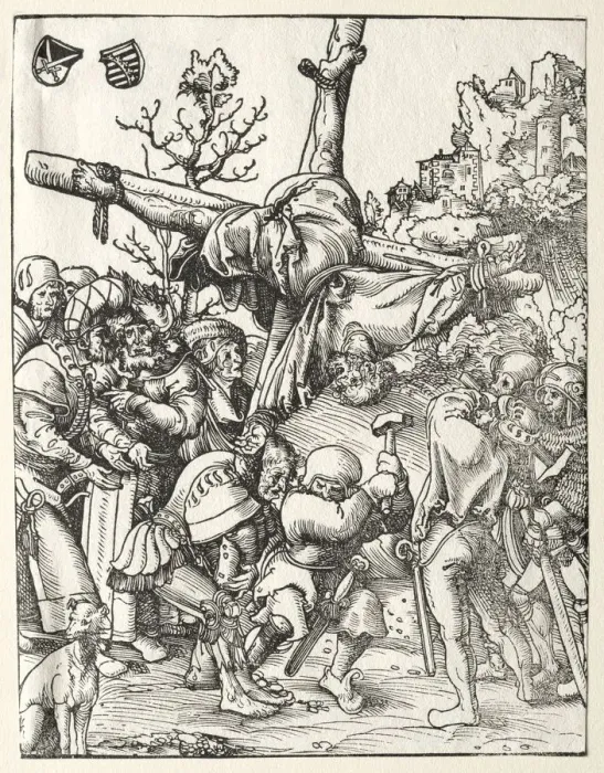 Framed Print : Martyrdom of St. Peter. Creator: Lucas Cranach (German, 1472-1553) Framed Print : Martyrdom of St. Peter. Creator: Lucas Cranach (German, 1472-1553)