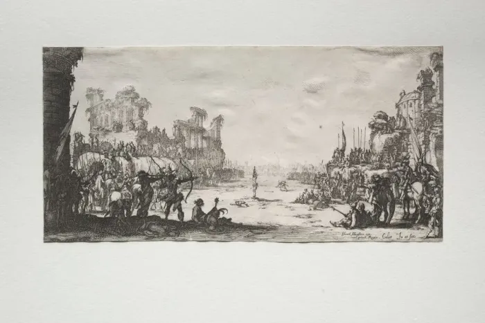 Framed Print : The Martyrdom of St. Sebastian. Creator: Jacques Callot (French, 1592-1635) Framed Print : The Martyrdom of St. Sebastian. Creator: Jacques Callot (French, 1592-1635)