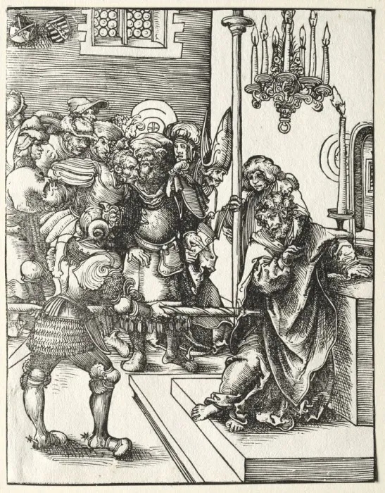 Framed Print : Martyrdom of St. Thomas. Creator: Lucas Cranach (German, 1472-1553) Framed Print : Martyrdom of St. Thomas. Creator: Lucas Cranach (German, 1472-1553)