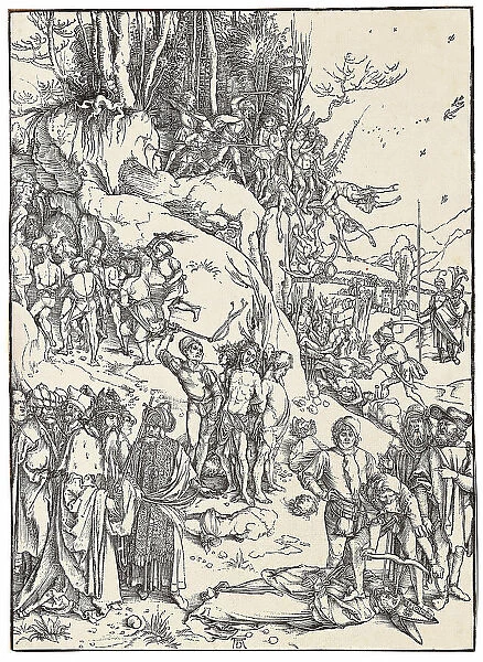 The Martyrdom of the Ten Thousand, 1497. Creator: Dürer, Albrecht (1471-1528)