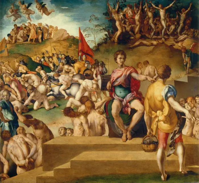 Framed Print : The Martyrdom of the Ten Thousand, ca 1529 Framed Print : The Martyrdom of the Ten Thousand, ca 1529