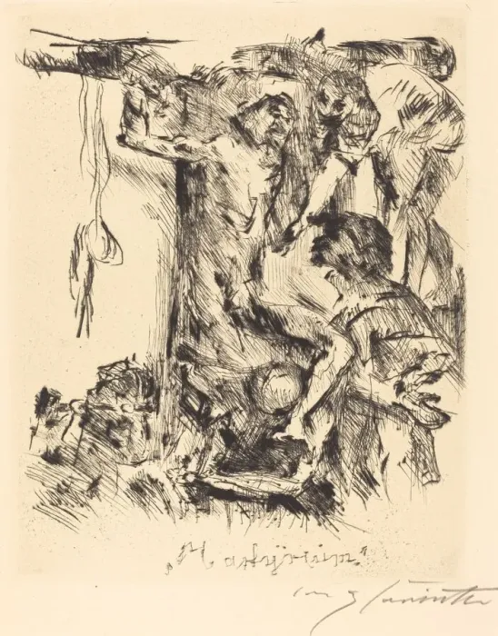 Framed Print : Martyrium (Martyrdom), 1921. Creator: Lovis Corinth Framed Print : Martyrium (Martyrdom), 1921. Creator: Lovis Corinth