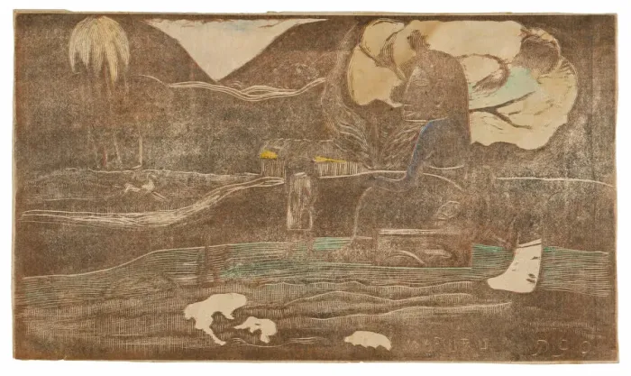 Framed Print : Maruru (Offerings of Gratitude), from the Noa Noa Suite, 1893 / 94. Creator: Paul Gauguin Framed Print : Maruru (Offerings of Gratitude), from the Noa Noa Suite, 1893 / 94. Creator: Paul Gauguin