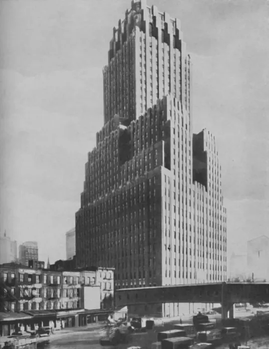 Framed Print : Marvels of Ancient Babylon Outclassed in Modern New York, c1935. Artist: ENA Framed Print : Marvels of Ancient Babylon Outclassed in Modern New York, c1935. Artist: ENA