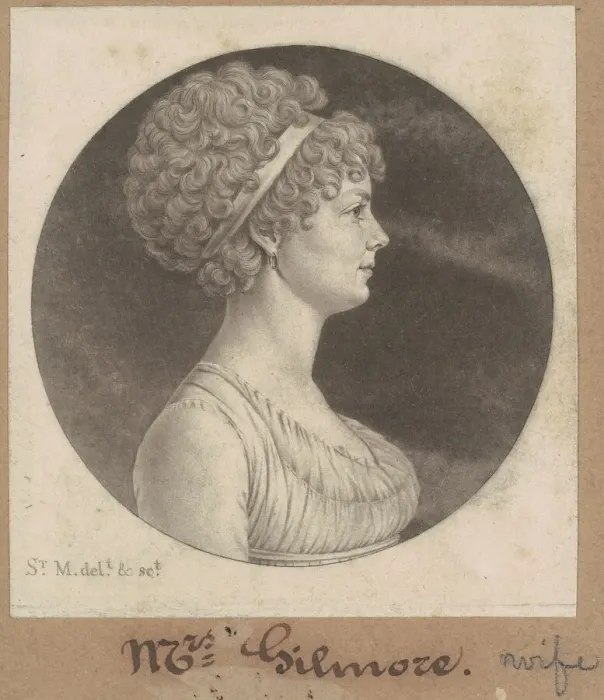 Framed Print : Mary Ann Smith Gilmor, 1803. Creator: Charles Balthazar Julien Fé Framed Print : Mary Ann Smith Gilmor, 1803. Creator: Charles Balthazar Julien Fé
