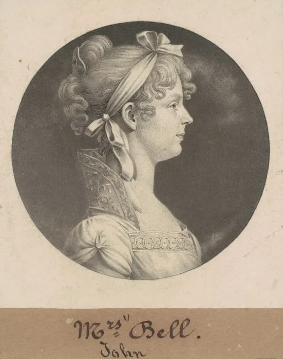 Framed Print : Mary Ann Walker Bell, 1808. Creator: Charles Balthazar Julien Fevret de Saint-Mé Framed Print : Mary Ann Walker Bell, 1808. Creator: Charles Balthazar Julien Fevret de Saint-Mé