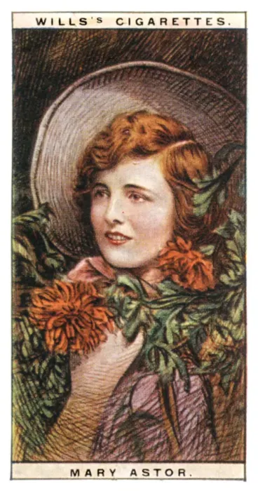 Framed Print : Mary Astor (1906-1987), Academy Award-winning American actress, 1928. Artist: WD & HO Wills Framed Print : Mary Astor (1906-1987), Academy Award-winning American actress, 1928. Artist: WD & HO Wills