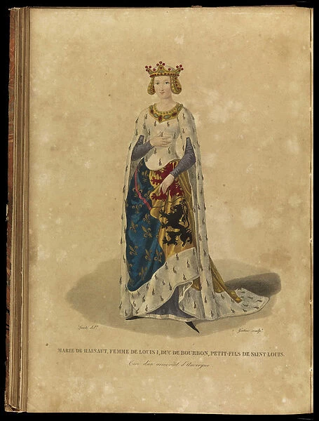 Mary of Avesnes (1280-1354), Late 18th cent Artist: Gatine, Georges Jacques (1773-1831)