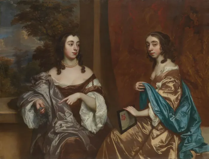 Framed Print : Mary Capel (1630-1715), Later Duchess of Beaufort, and Her Sister Elizabeth (1633-1678) Framed Print : Mary Capel (1630-1715), Later Duchess of Beaufort, and Her Sister Elizabeth (1633-1678)