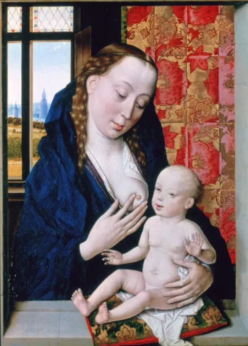 Framed Print : Mary and Child, c1465. Artist: Dieric Bouts Framed Print : Mary and Child, c1465. Artist: Dieric Bouts