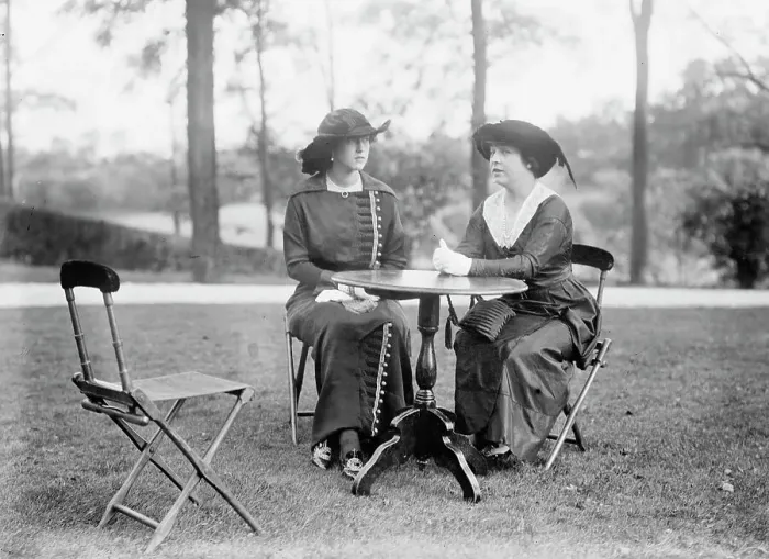 Framed Print : Mary Condon & Mrs. T. Woodruff, between c1910 and c1915. Creator: Bain News Service