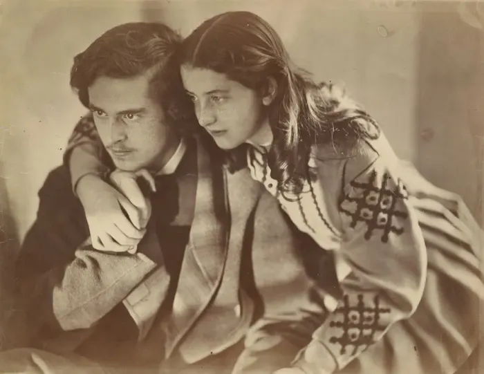 Framed Print : Mary Constable and Her Brother, 1866. Creator: Oscar Gustav Rejlander Framed Print : Mary Constable and Her Brother, 1866. Creator: Oscar Gustav Rejlander
