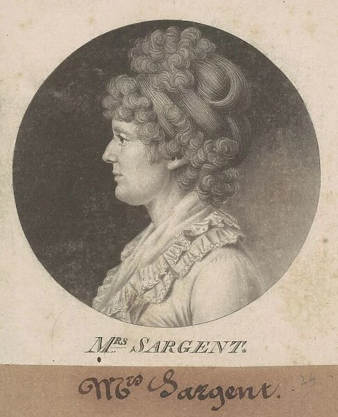 Mary Hawley Macintosh Williams Sargent, 1802. Creator: Charles Balthazar Julien Fé