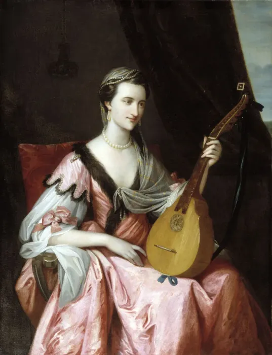 Framed Print : Mary Hopkinson, ca. 1764. Creator: Studio of Benjamin West Framed Print : Mary Hopkinson, ca. 1764. Creator: Studio of Benjamin West