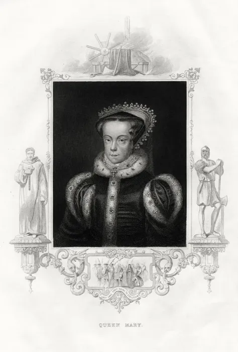 Framed Print : Mary I (1516-1558), also known as Mary Tudor, 1860 Framed Print : Mary I (1516-1558), also known as Mary Tudor, 1860