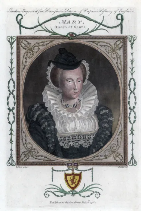 Framed Print : Mary I of Scotland, popularly known as Mary, Queen of Scots, (1794). Artist: John Goldar Framed Print : Mary I of Scotland, popularly known as Mary, Queen of Scots, (1794). Artist: John Goldar