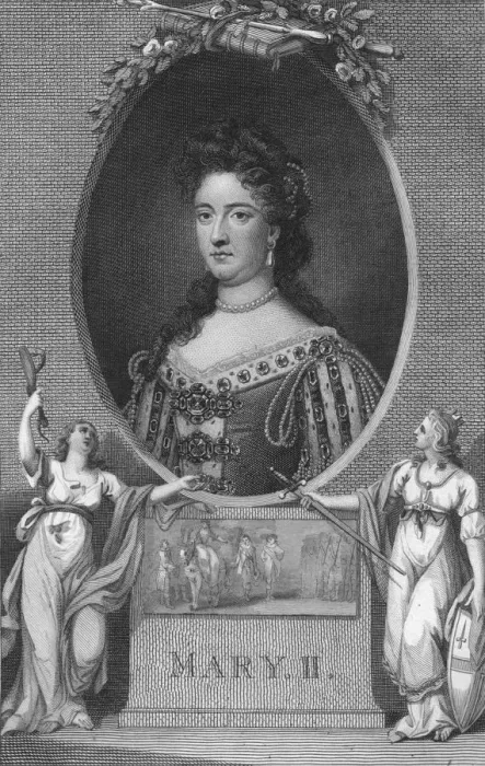 Framed Print : Mary II, 1790 Framed Print : Mary II, 1790