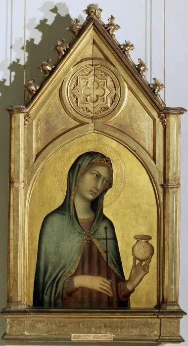 Framed Print : Mary Magdalene, 1320s. Artist: Simone Martini Framed Print : Mary Magdalene, 1320s. Artist: Simone Martini
